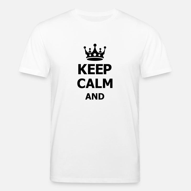 keep calm - Stanley/Stella Unisex Bio-T-Shirt CREATOR  - Weiß