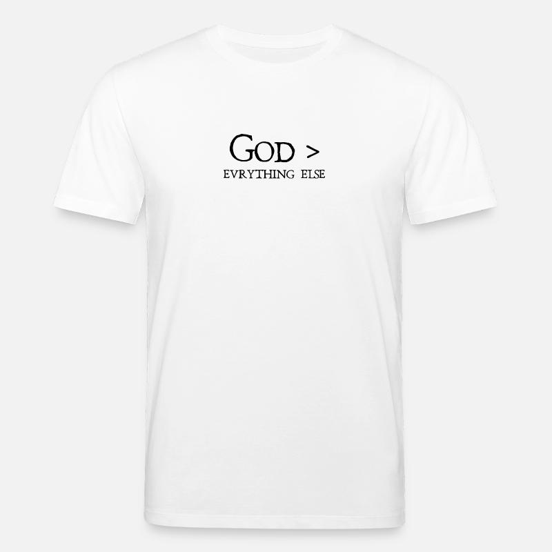 Gott ist der größte - Stanley/Stella Unisex Bio-T-Shirt CREATOR  - Weiß