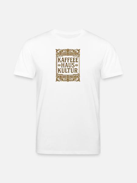 Coffee house culture - Stanley/Stella CREATOR Unisex Organic T-Shirt - white