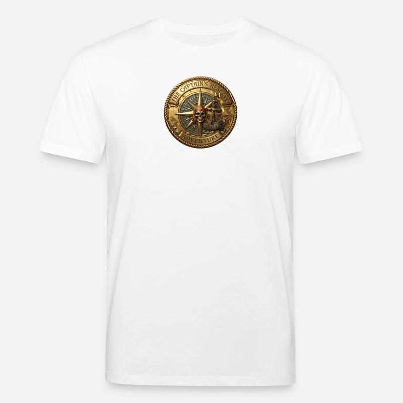 « Pièce de pirate ancienne ancienne »). - T-shirt bio CREATOR Stanley/Stella Unisexe - blanc