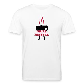 Grillmeister - Stanley/Stella Unisex Bio-T-Shirt CREATOR  - Weiß - Vorne - Alina (178cm) & Michal (187cm)