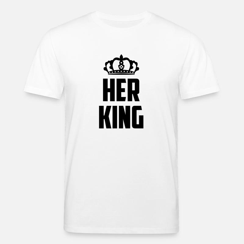 Her King - Stanley/Stella Unisex Bio-T-Shirt CREATOR  - Weiß