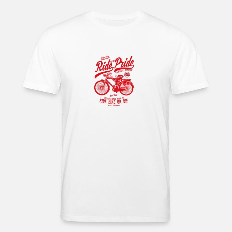 Ride With Pride2 - Stanley/Stella Unisex Bio-T-Shirt CREATOR  - Weiß