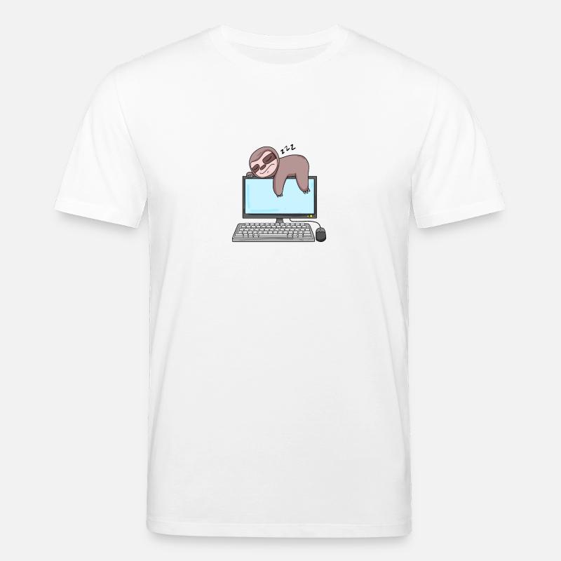 Computer Nerd Programmierer Geschenk - Stanley/Stella Unisex Bio-T-Shirt CREATOR  - Weiß