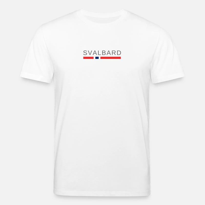 Svalbard Norvège - T-shirt bio CREATOR Stanley/Stella Unisexe - blanc