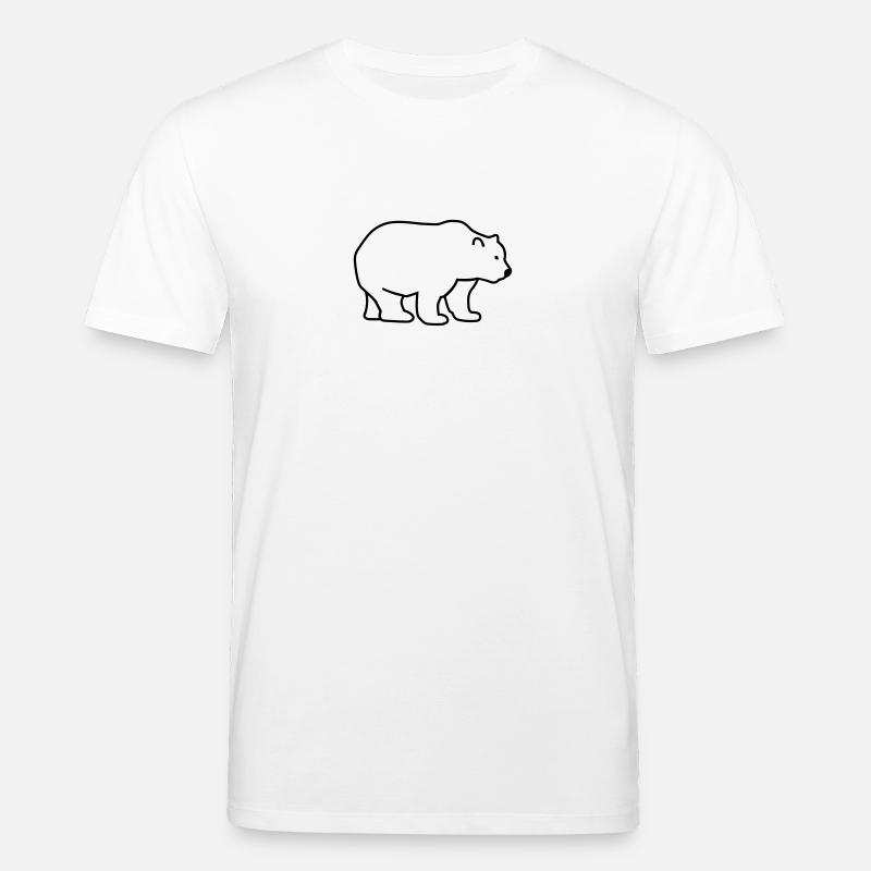 Bär - Stanley/Stella Unisex Bio-T-Shirt CREATOR  - Weiß