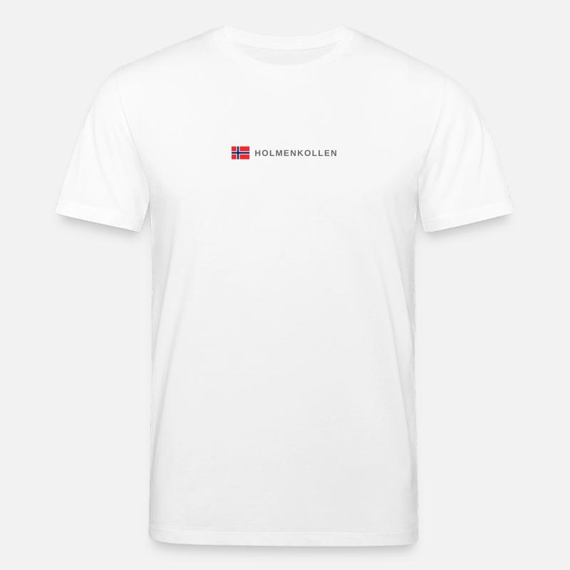Holmenkollen Norwegen - Stanley/Stella Unisex Bio-T-Shirt CREATOR  - Weiß