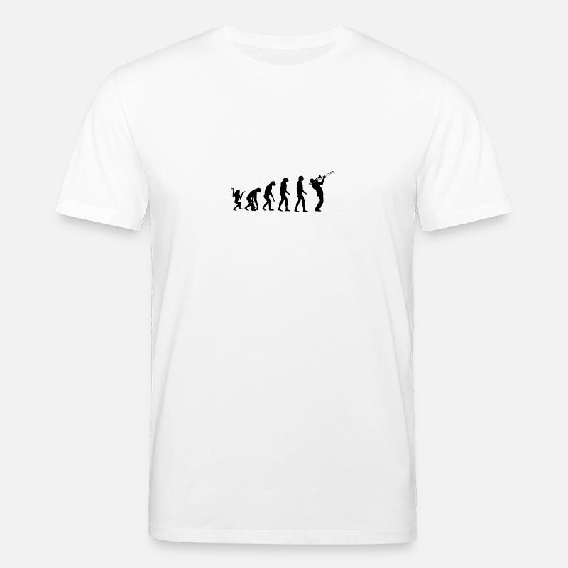 Evolution trombone - Stanley/Stella CREATOR Unisex Organic T-Shirt - white