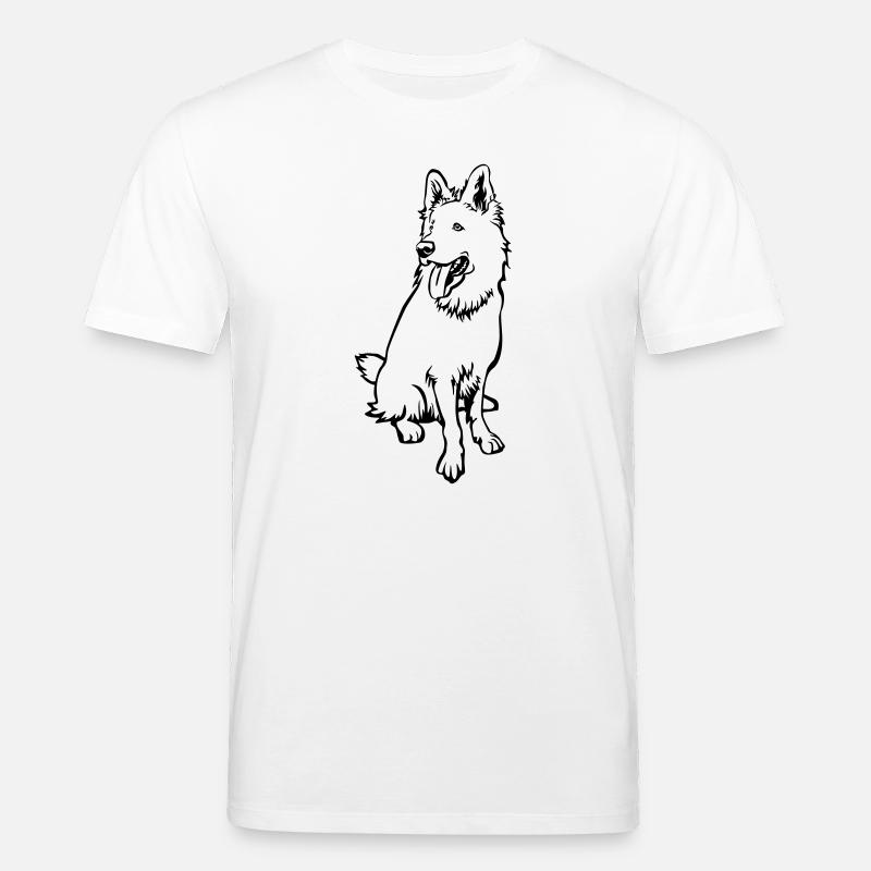 Schweizer Schäferhund - Stanley/Stella Unisex Bio-T-Shirt CREATOR  - Weiß