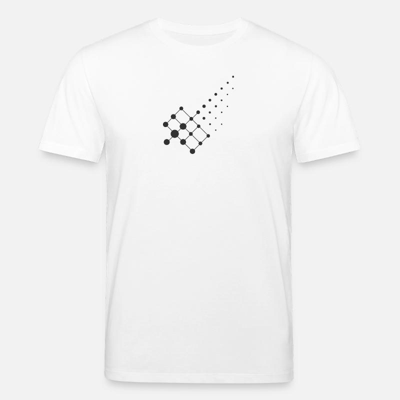 Géométrie de diffusion – Conception chimique - T-shirt bio CREATOR Stanley/Stella Unisexe - blanc