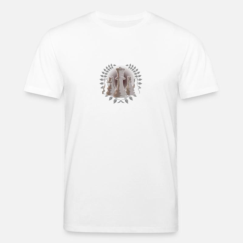Schach - Schachfiguren - Stanley/Stella Unisex Bio-T-Shirt CREATOR  - Weiß