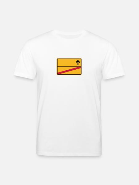 Ortsschild - Stanley/Stella Unisex Bio-T-Shirt CREATOR - Weiß