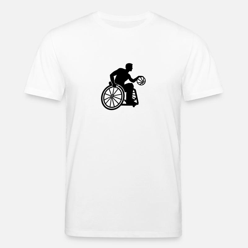 Rollstuhlbasketball - Stanley/Stella Unisex Bio-T-Shirt CREATOR  - Weiß