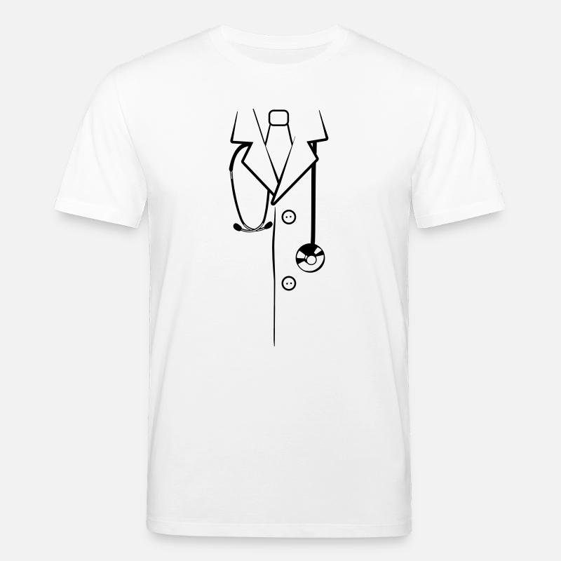 Arztkittel - Stanley/Stella Unisex Bio-T-Shirt CREATOR  - Weiß