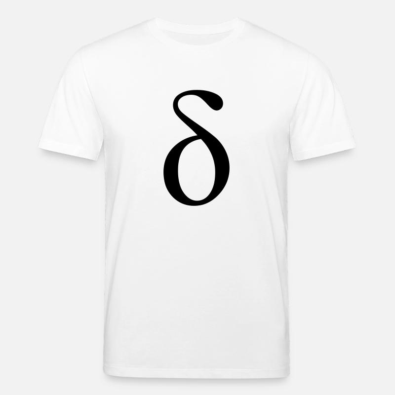 griechischen Buchstaben Delta - Stanley/Stella Unisex Bio-T-Shirt CREATOR  - Weiß