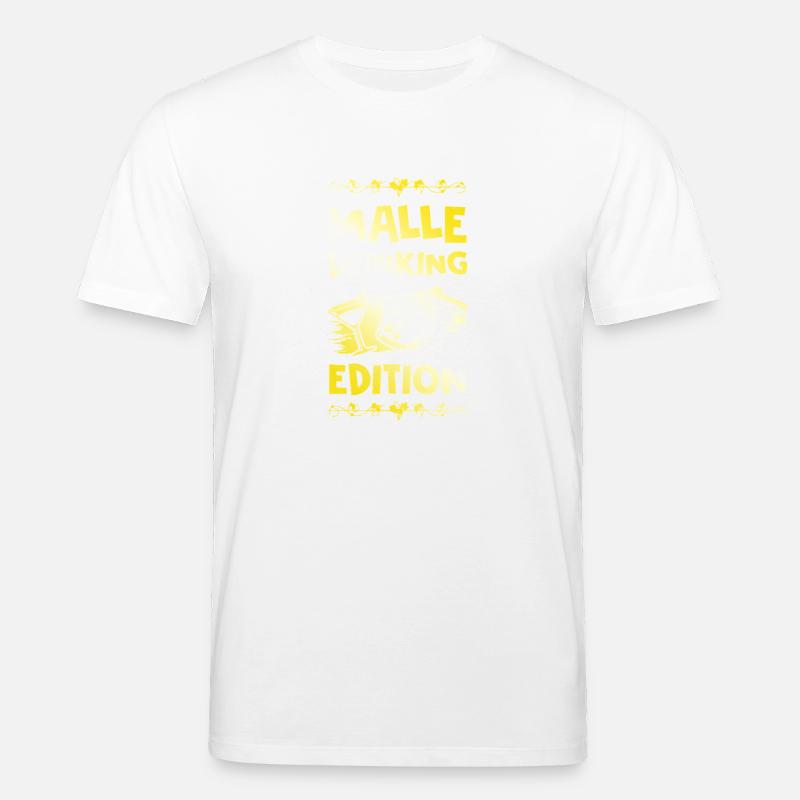 Malle Drinking Saying - T-shirt bio CREATOR Stanley/Stella Unisexe - blanc