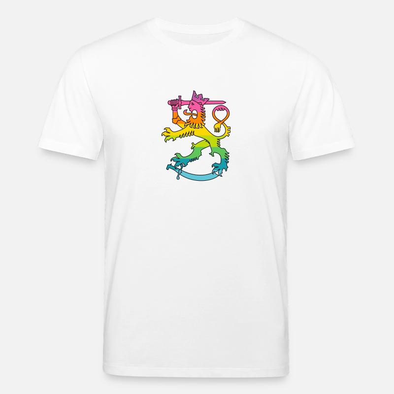 Lion de Suvakki - T-shirt bio CREATOR Stanley/Stella Unisexe - blanc