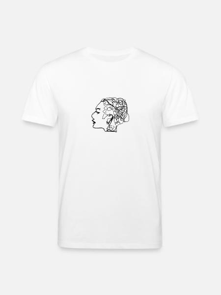 Meine Gedanken. - Stanley/Stella Unisex Bio-T-Shirt CREATOR - Weiß
