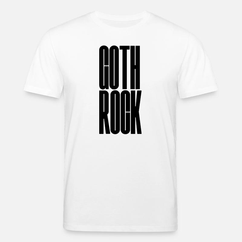 Goth-Rock-Typografie-Logodesign - Stanley/Stella Unisex Bio-T-Shirt CREATOR - Weiß