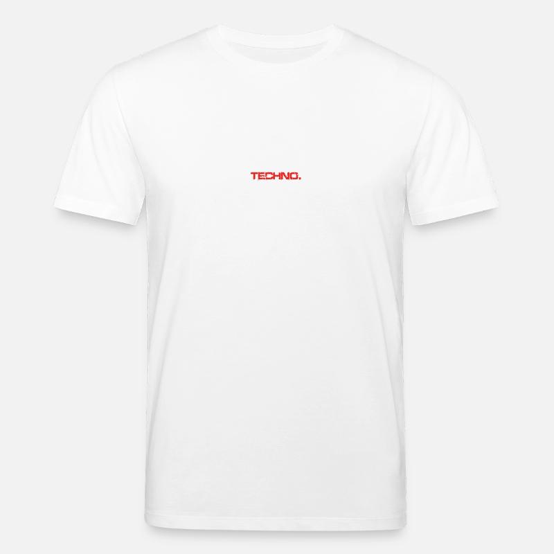 eat sleep repeat TECHNO - Stanley/Stella Unisex Bio-T-Shirt CREATOR  - Weiß
