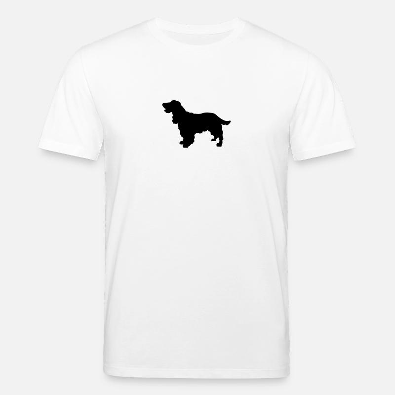 Cocker Spaniel chien - T-shirt bio CREATOR Stanley/Stella Unisexe - blanc