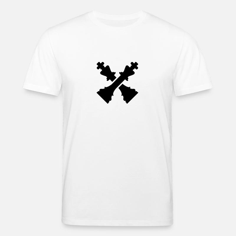 Échecs - T-shirt bio CREATOR Stanley/Stella Unisexe - blanc