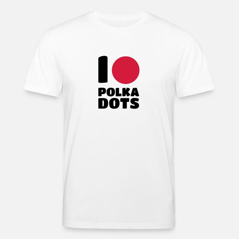 Polka Dots - Stanley/Stella Unisex Bio-T-Shirt CREATOR  - Weiß