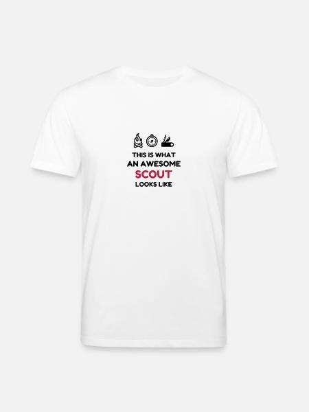scout / scouting / scoutisme / guide - T-shirt bio CREATOR Stanley/Stella Unisexe - blanc