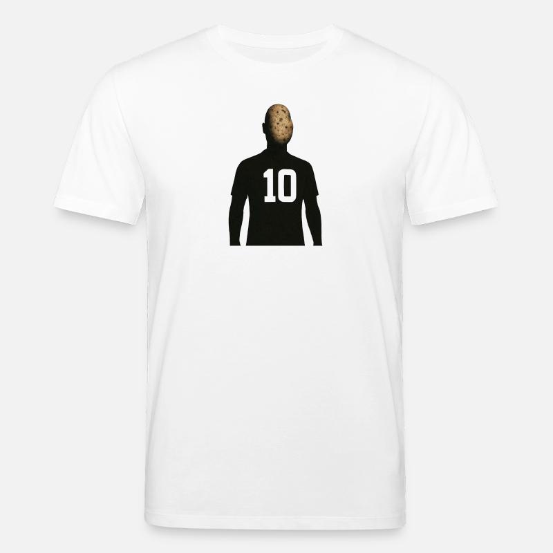 Footballeur à tête de patate - T-shirt bio CREATOR Stanley/Stella Unisexe - blanc
