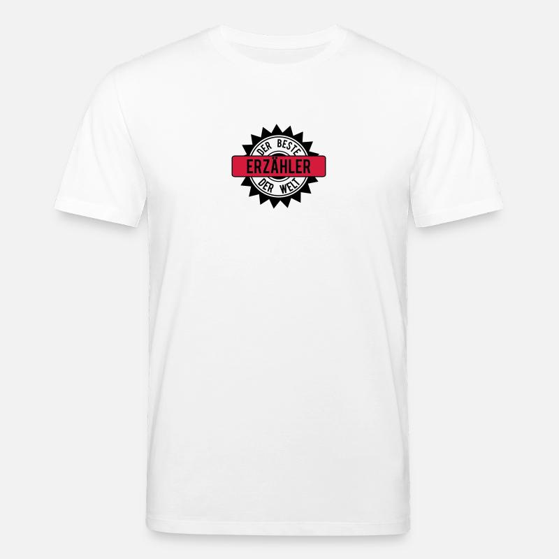 der beste erzaehler 2c - Stanley/Stella Unisex Bio-T-Shirt CREATOR  - Weiß