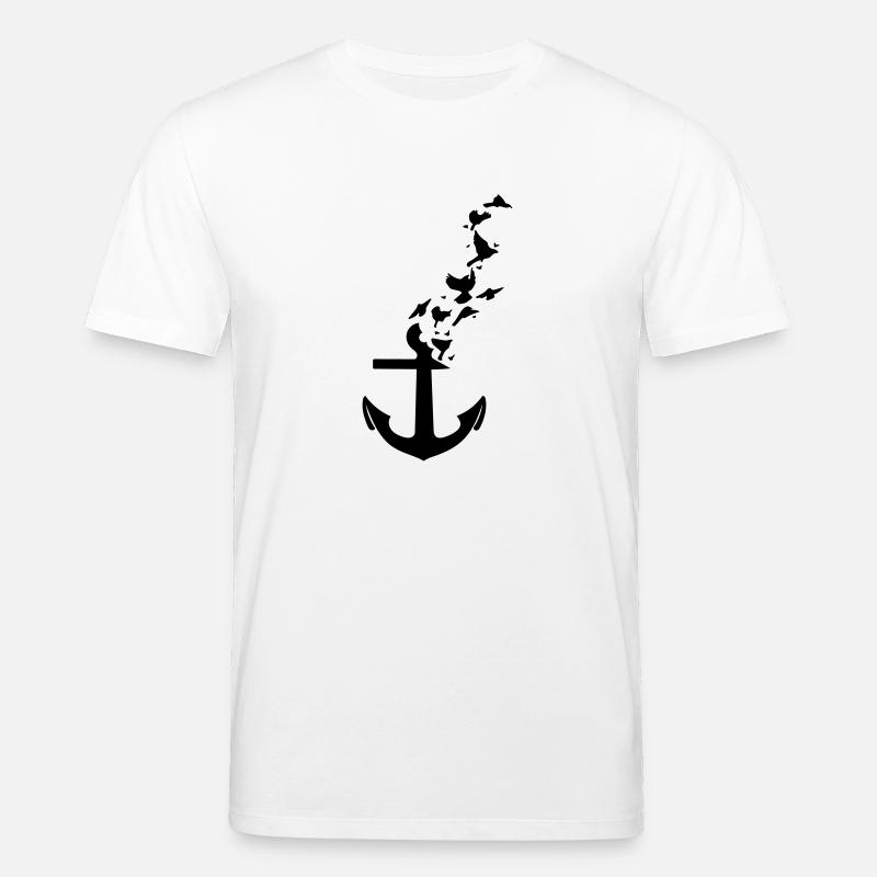 anchor - Stanley/Stella CREATOR Unisex Organic T-Shirt - white