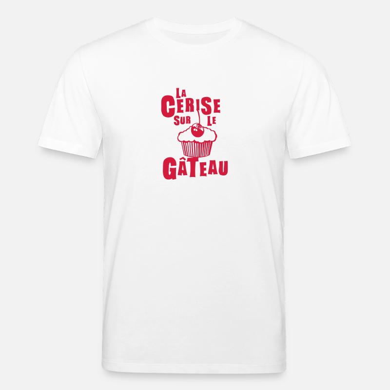 cerise sur gateau expression - T-shirt bio CREATOR Stanley/Stella Unisexe - blanc
