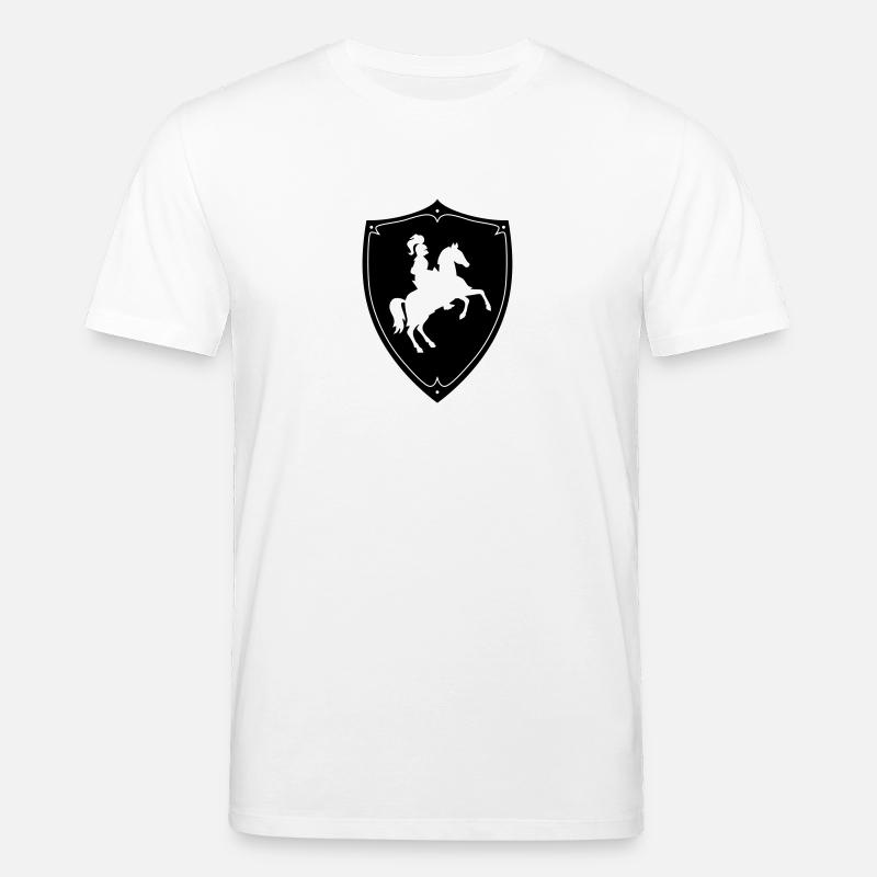 Ritter Schild - Stanley/Stella Unisex Bio-T-Shirt CREATOR  - Weiß