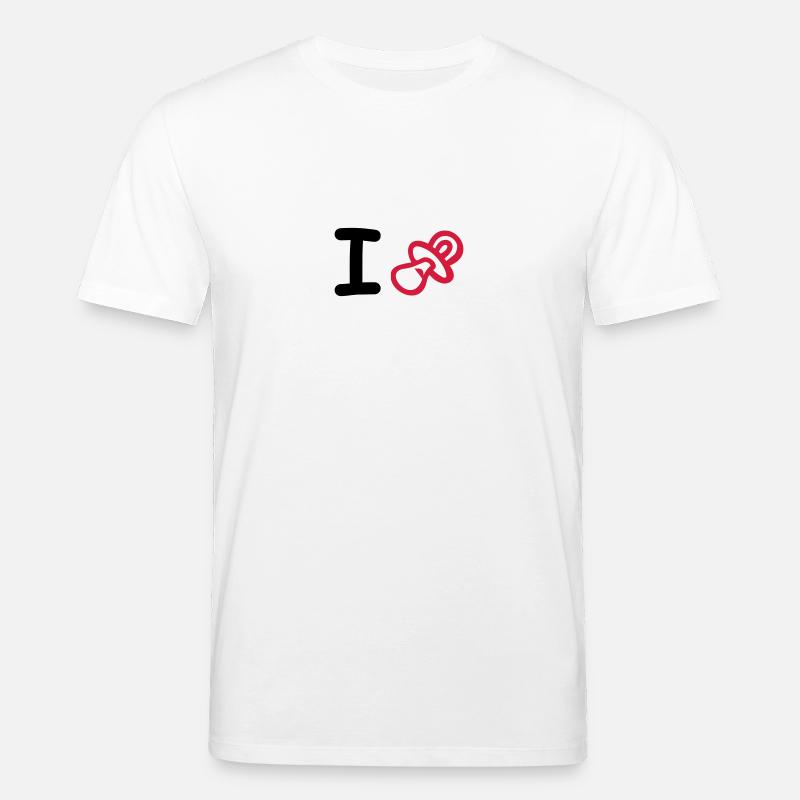 Schnuller - Stanley/Stella Unisex Bio-T-Shirt CREATOR  - Weiß