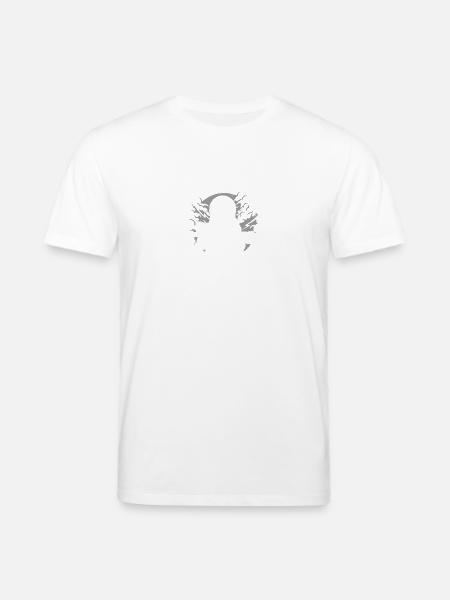 Astronaut Fishing - Stanley/Stella Unisex Bio-T-Shirt CREATOR - Weiß