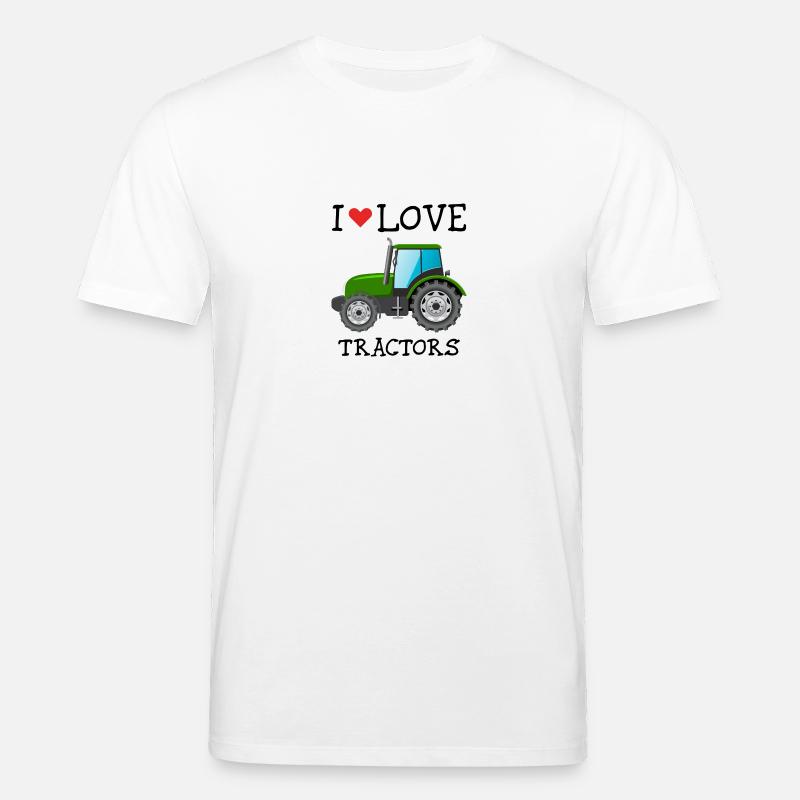 J'AIME TRACTEURS - T-shirt bio CREATOR Stanley/Stella Unisexe - blanc