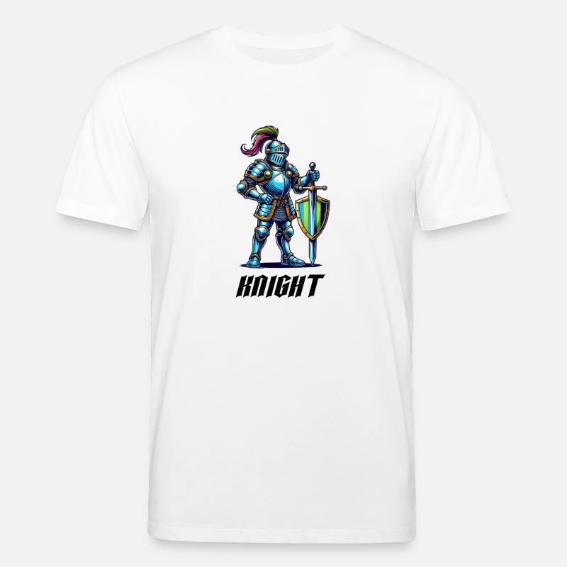 Bande dessinée Knight - T-shirt bio CREATOR Stanley/Stella Unisexe - blanc