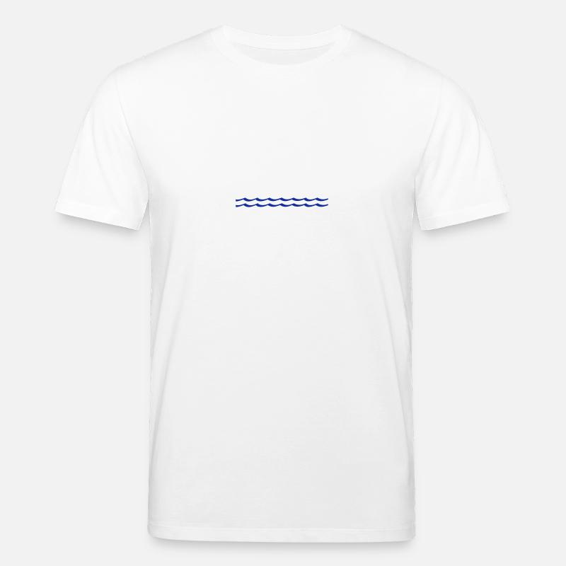 vagues - T-shirt bio CREATOR Stanley/Stella Unisexe - blanc