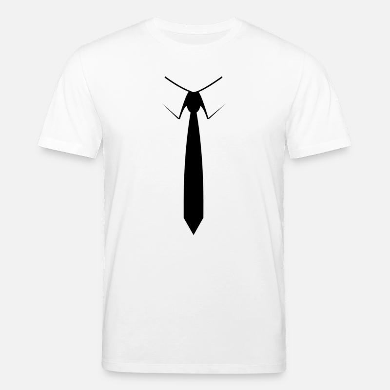 Krawatte / Tie - Stanley/Stella Unisex Bio-T-Shirt CREATOR  - Weiß