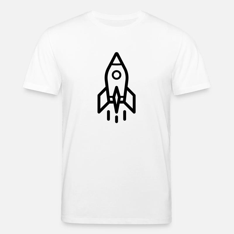 fusée - T-shirt bio CREATOR Stanley/Stella Unisexe - blanc