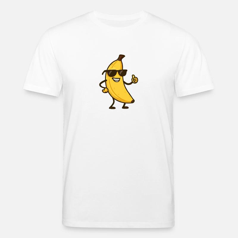 Bande dessinée banane - T-shirt bio CREATOR Stanley/Stella Unisexe - blanc