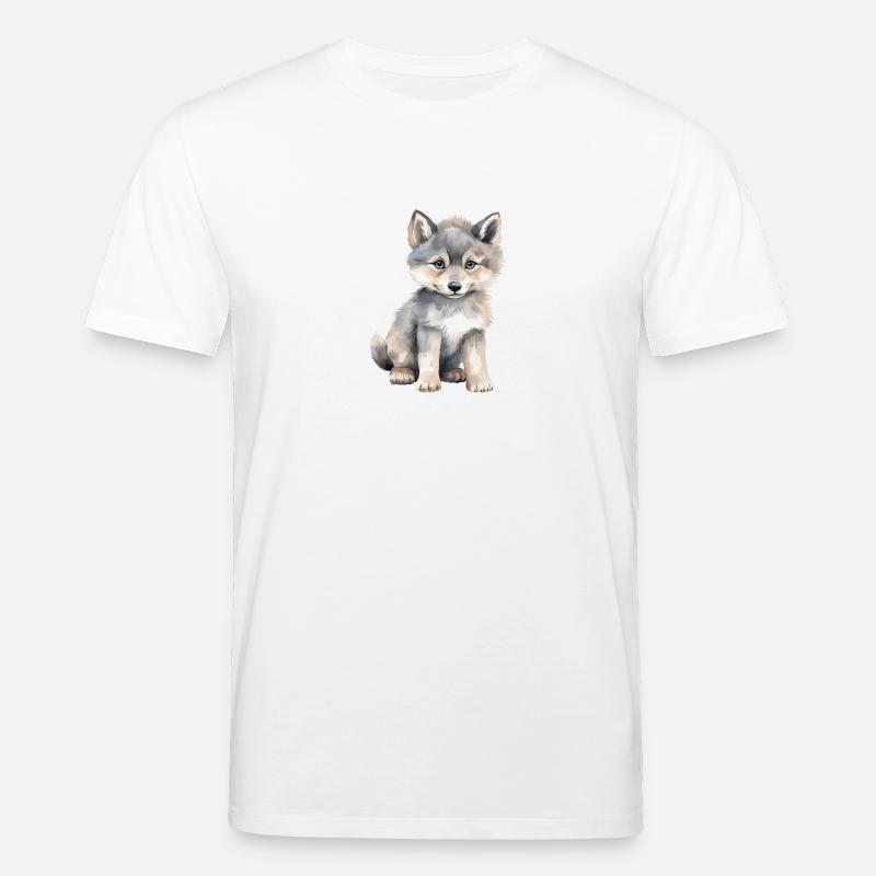 Wolfklasse Klassentier Wolf - Stanley/Stella Unisex Bio-T-Shirt CREATOR  - Weiß