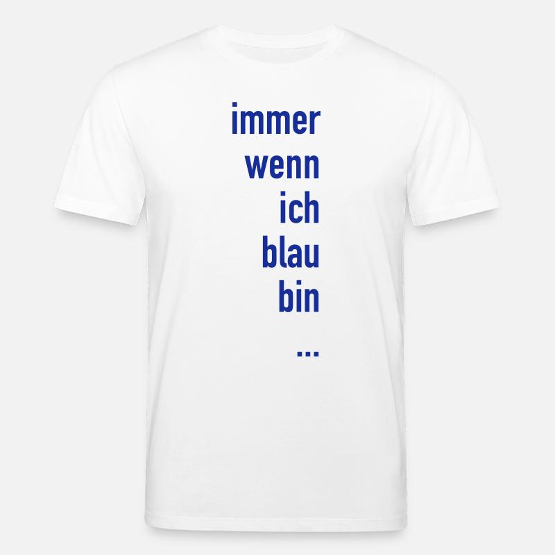 Blau Sein - Stanley/Stella Unisex Bio-T-Shirt CREATOR  - Weiß