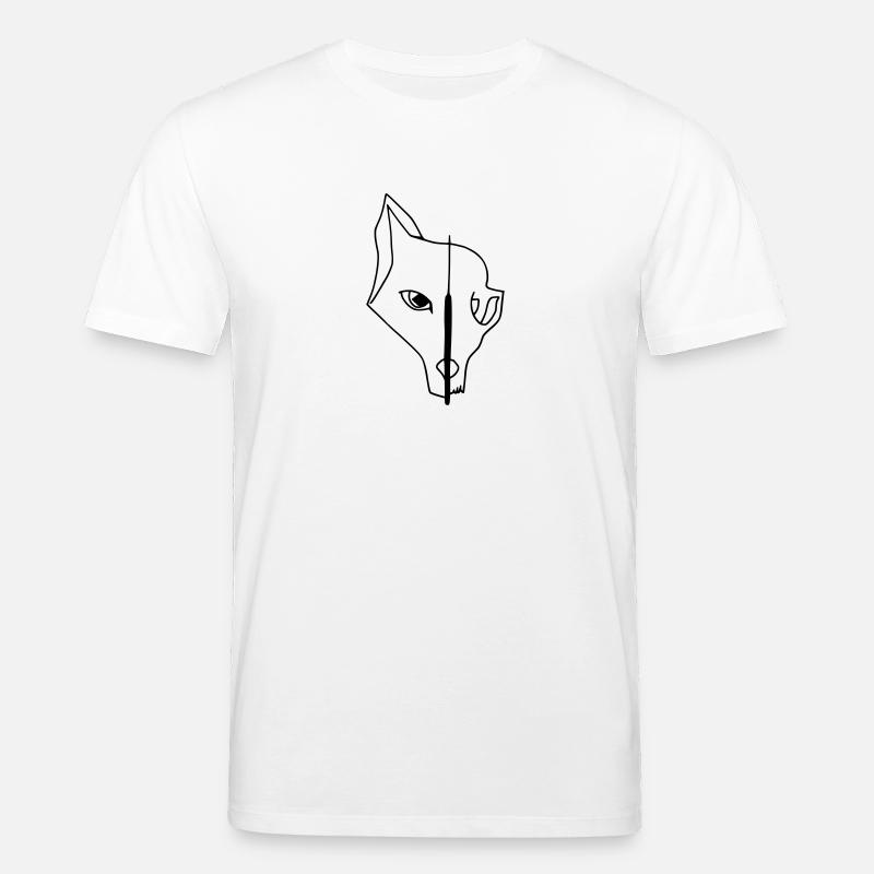 Fox Skull - Stanley/Stella Unisex Bio-T-Shirt CREATOR  - Weiß