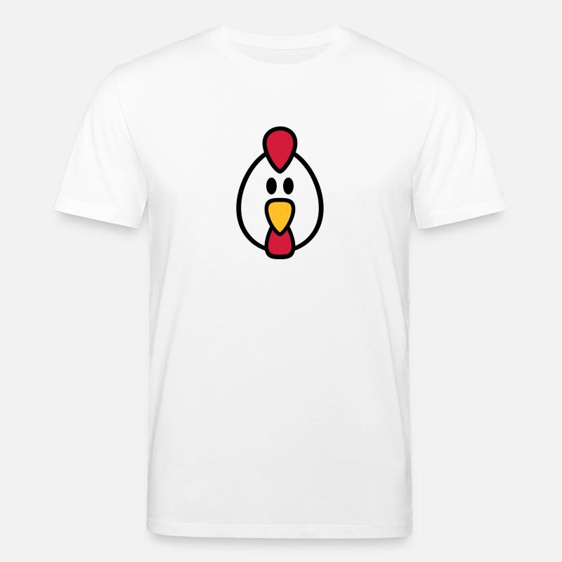 Huhn - Stanley/Stella Unisex Bio-T-Shirt CREATOR - Weiß