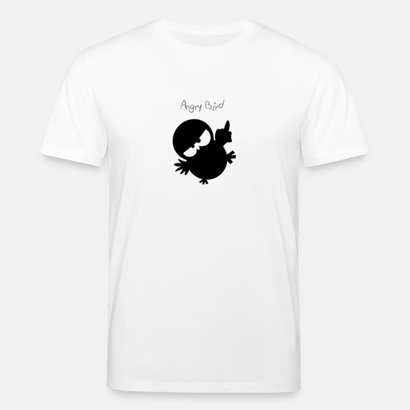 Eine Eule // Angry Bird - Stanley/Stella Unisex Bio-T-Shirt CREATOR  - Weiß