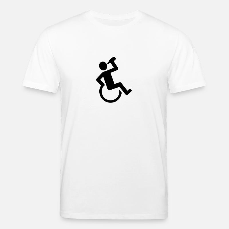 Rollstuhl - Stanley/Stella Unisex Bio-T-Shirt CREATOR  - Weiß