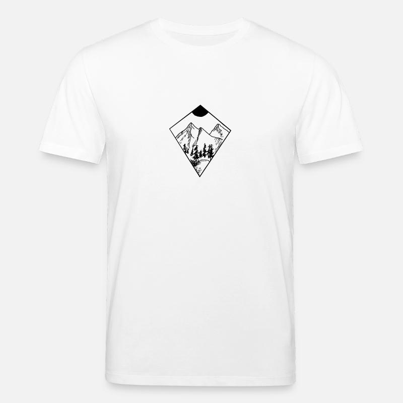 Mountain - Stanley/Stella Unisex Bio-T-Shirt CREATOR  - Weiß