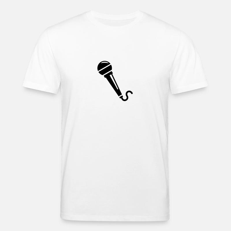 Microphone - T-shirt bio CREATOR Stanley/Stella Unisexe - blanc