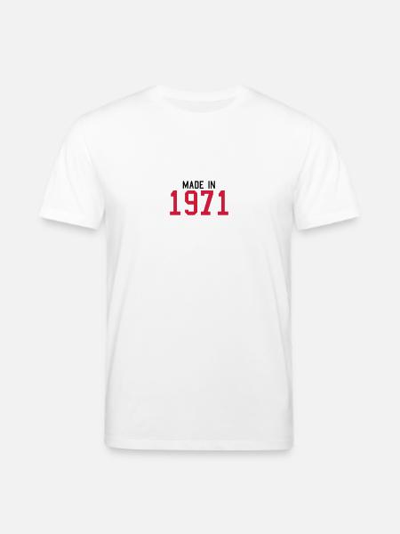 1971 - Stanley/Stella CREATOR Unisex Organic T-Shirt - white